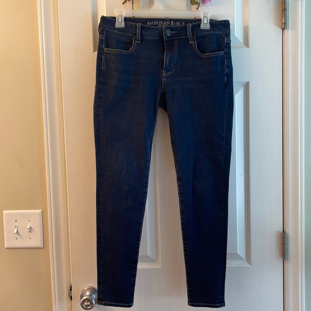 American Eagle dark wash jeggings